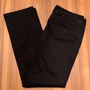 INC Black Straight Leg Slacks